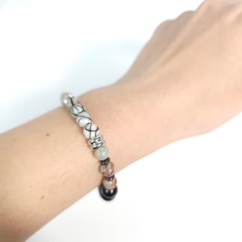 天工巧作(畢卡索黑網路/天然壽山石/烏金黑曜石)(17cm)