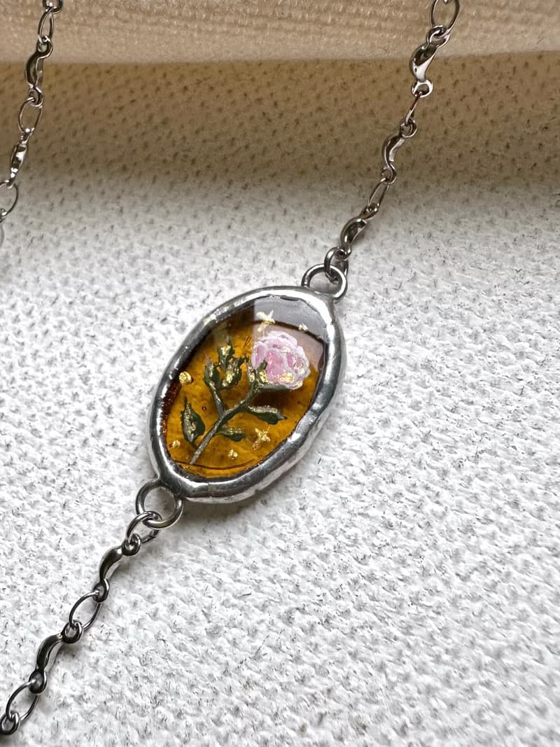 復古花卉系列 牡丹 手鍊/項鍊