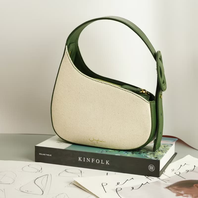 半月包 KissMe Shoulder Bag - Matcha Green