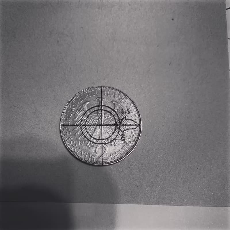 德國兩馬克硬幣戒指