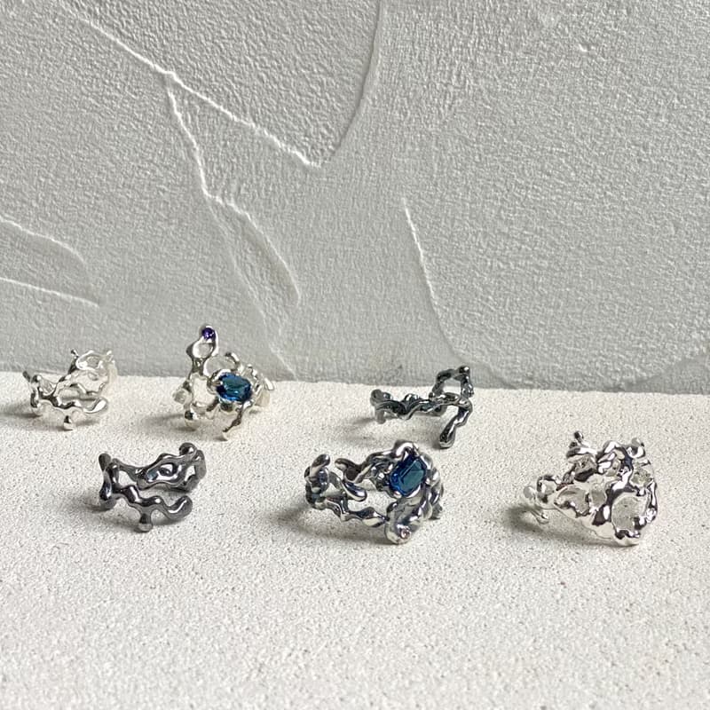 【純銀手作】潺潺水流戒指 --- 經典款