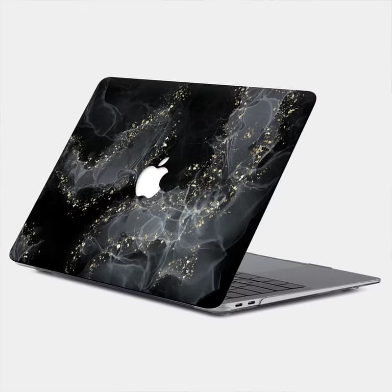 黑色閃耀大理石 MacBook 超輕薄防刮保護殼 PS081