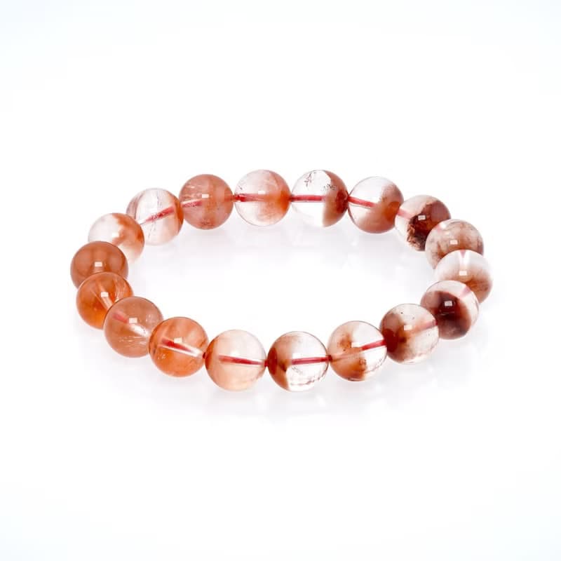 寶麗金珠寶-天然紅兔毛水晶手珠