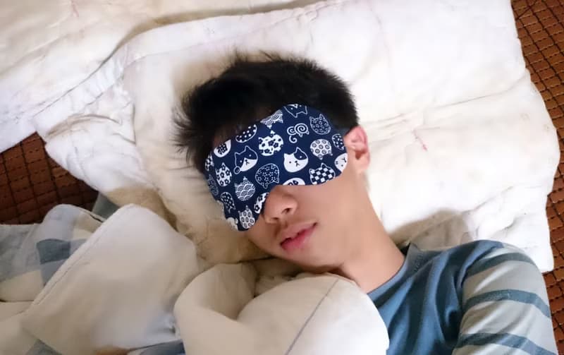 灰玫瑰白玫瑰 可調式 睡眠眼罩 紅豆溫敷眼罩  眼罩  mask