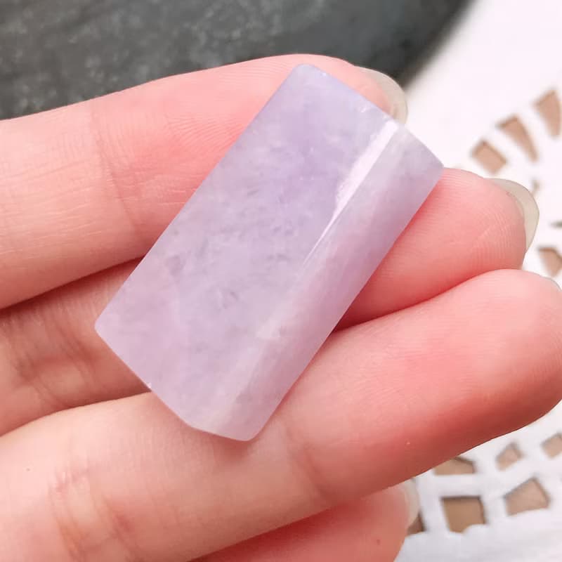 紫羅蘭翡翠印章 | 天然緬甸玉A貨翡翠 | 送禮