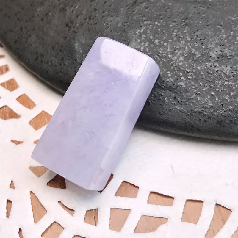 紫羅蘭翡翠印章 | 天然緬甸玉A貨翡翠 | 送禮