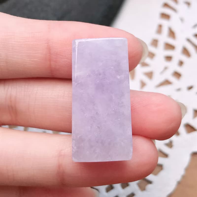 紫羅蘭翡翠印章 | 天然緬甸玉A貨翡翠 | 送禮