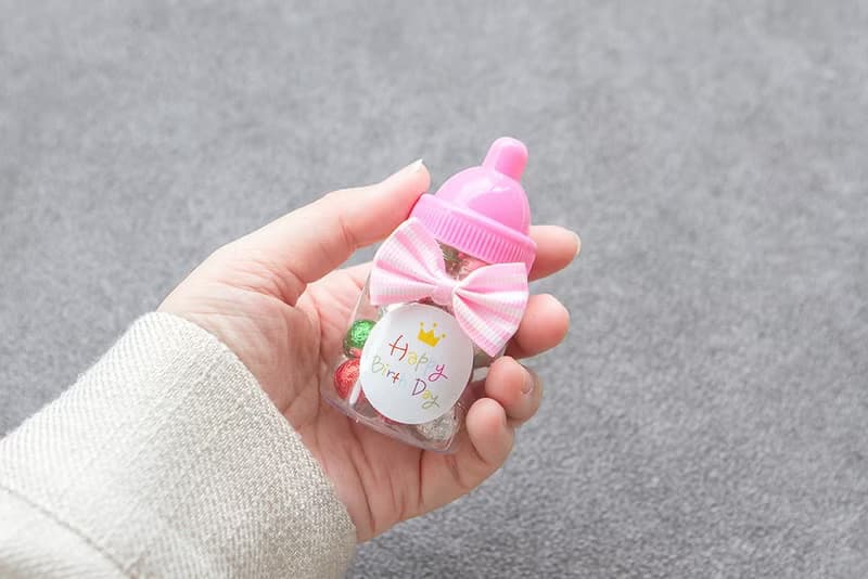 生日分享禮 小奶瓶糖果 七彩巧克力 2色可選 幼稚園慶生 送小朋友