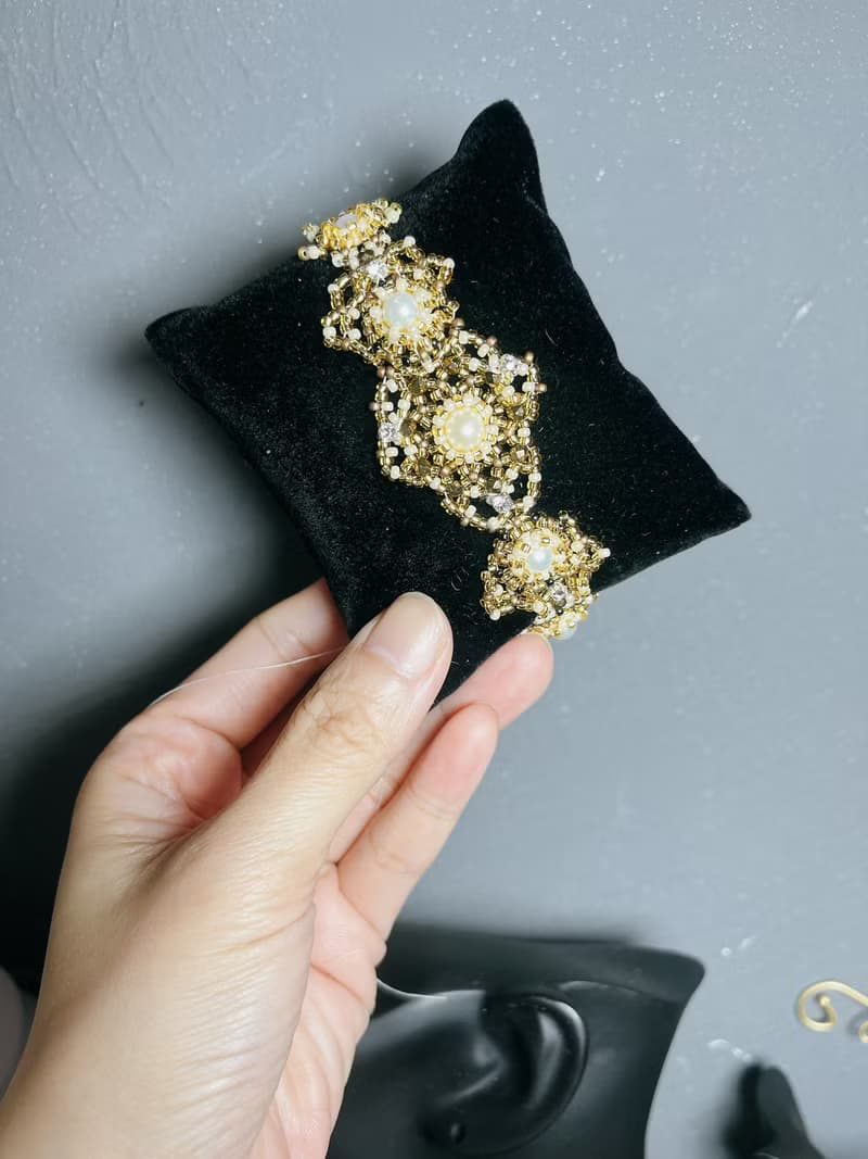 Meppy維多利亞華麗風珍珠手鍊