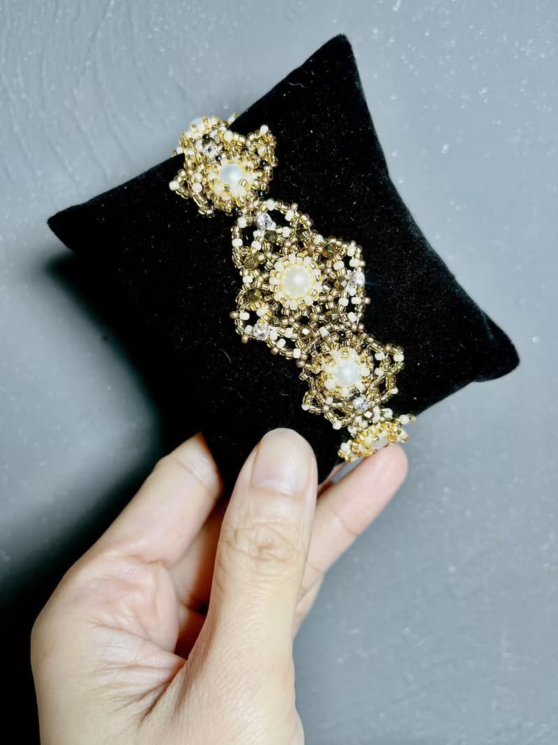 Meppy維多利亞華麗風珍珠手鍊