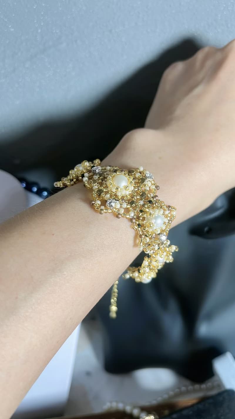 Meppy維多利亞華麗風珍珠手鍊