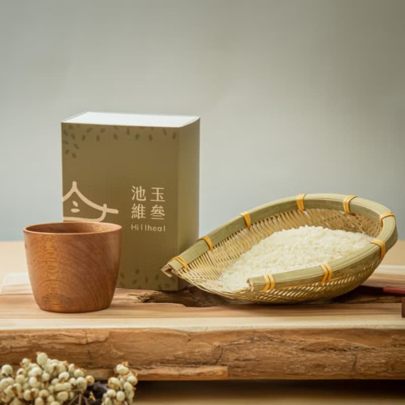 【月光饗宴禮盒 】台梗四號台灣米/漆藝量杯 聯名款