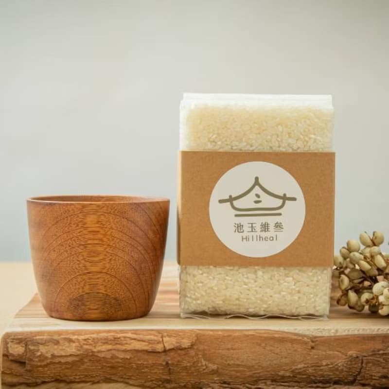 【月光饗宴禮盒 】台梗四號台灣米/漆藝量杯 聯名款