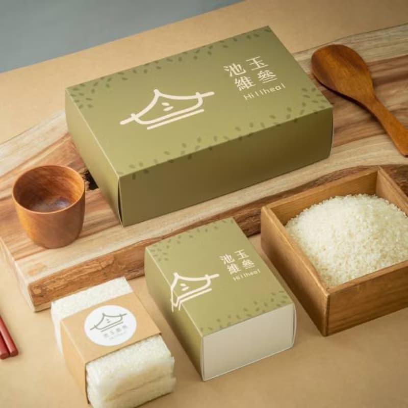 【月光饗宴禮盒 】台梗四號台灣米/漆藝量杯 聯名款