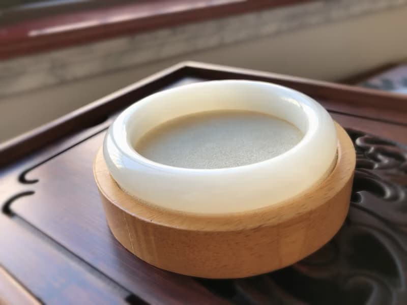 天然羊脂白玉和田玉手鐲料子柔和平安喜樂順遂無憂收藏級玉石手鐲