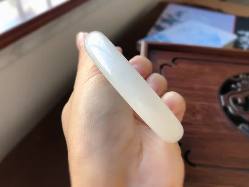 天然羊脂白玉和田玉手鐲料子柔和平安喜樂順遂無憂收藏級玉石手鐲