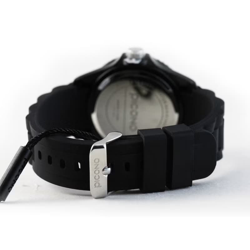 【PICONO】黑與白的對話運動手錶-黑 / BA-BW-01
