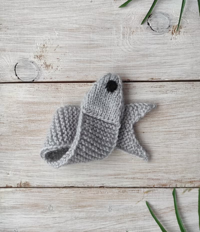 Scarf for pet Fish cat collar Pet cowl Hand knit neck warmer neck accessories