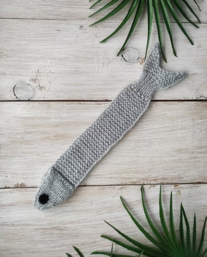 Scarf for pet Fish cat collar Pet cowl Hand knit neck warmer neck accessories