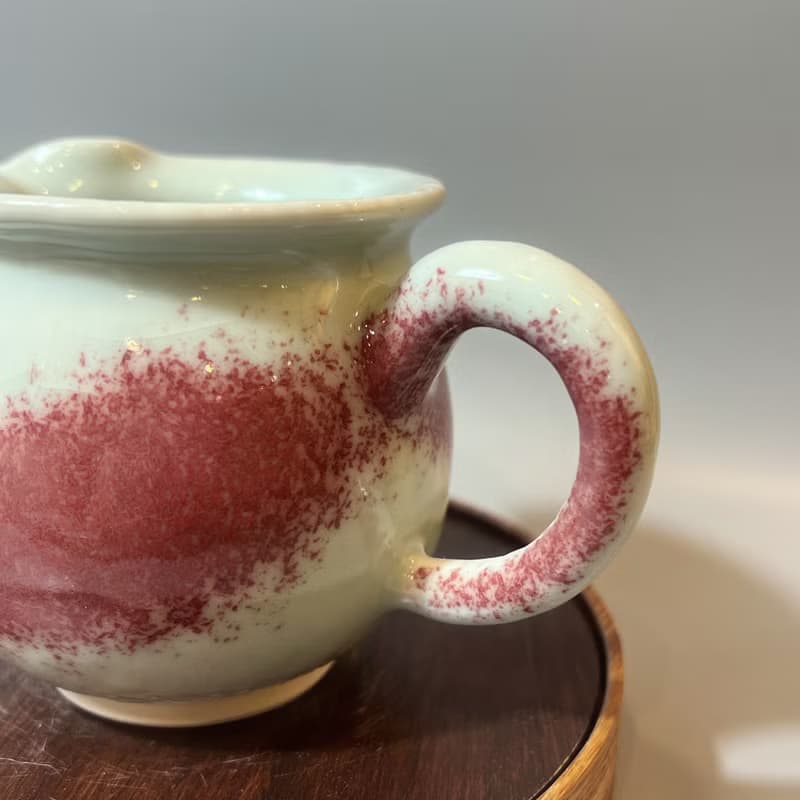 溫潤天青銅紅正把茶海 / 極品青瓷 / 小平凡手作