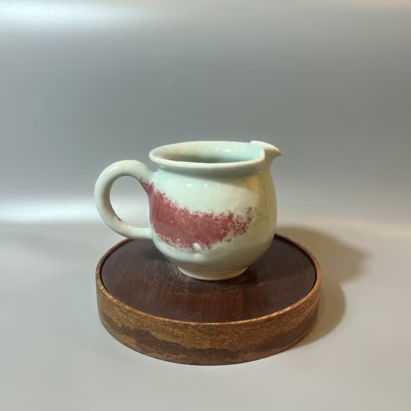 溫潤天青銅紅正把茶海 / 極品青瓷 / 小平凡手作