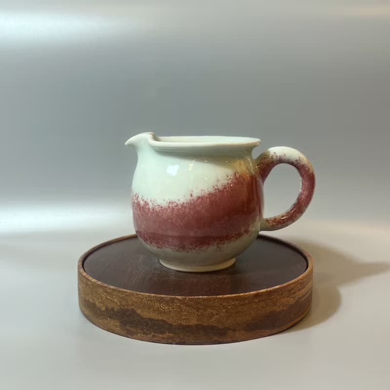 溫潤天青銅紅正把茶海 / 極品青瓷 / 小平凡手作