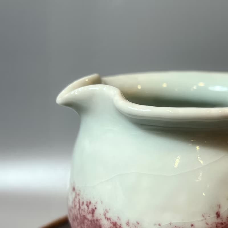 溫潤天青銅紅正把茶海 / 極品青瓷 / 小平凡手作