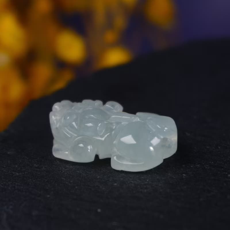 【招財神獸】冰種翡翠戰神貔貅 | 天然緬甸A貨翡翠 | 送禮