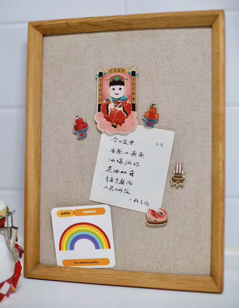 灶王爺冰箱貼 手繪卡通磁力貼