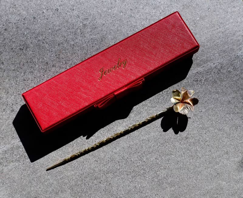 【訂製】幸運草髮簪|髮髻|黃銅|純手工|手作|Hairpin|禮物