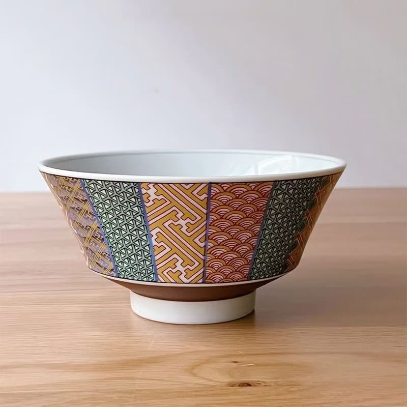 染錦祥瑞麵碗 /美濃燒/丼飯碗