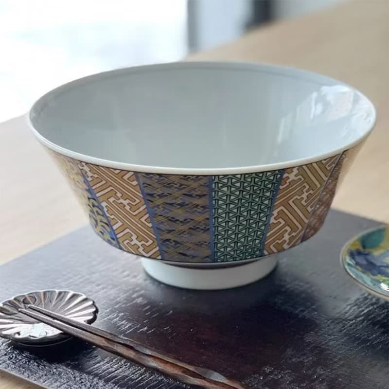 染錦祥瑞麵碗 /美濃燒/丼飯碗