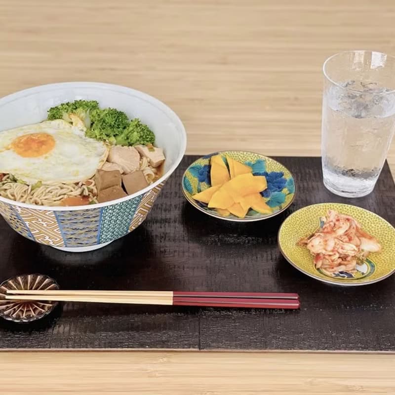 染錦祥瑞麵碗 /美濃燒/丼飯碗