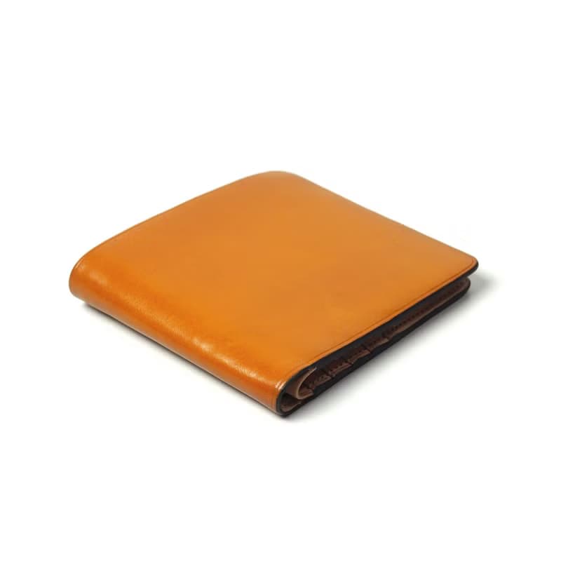 Square bifold wallet /Laterite TAN