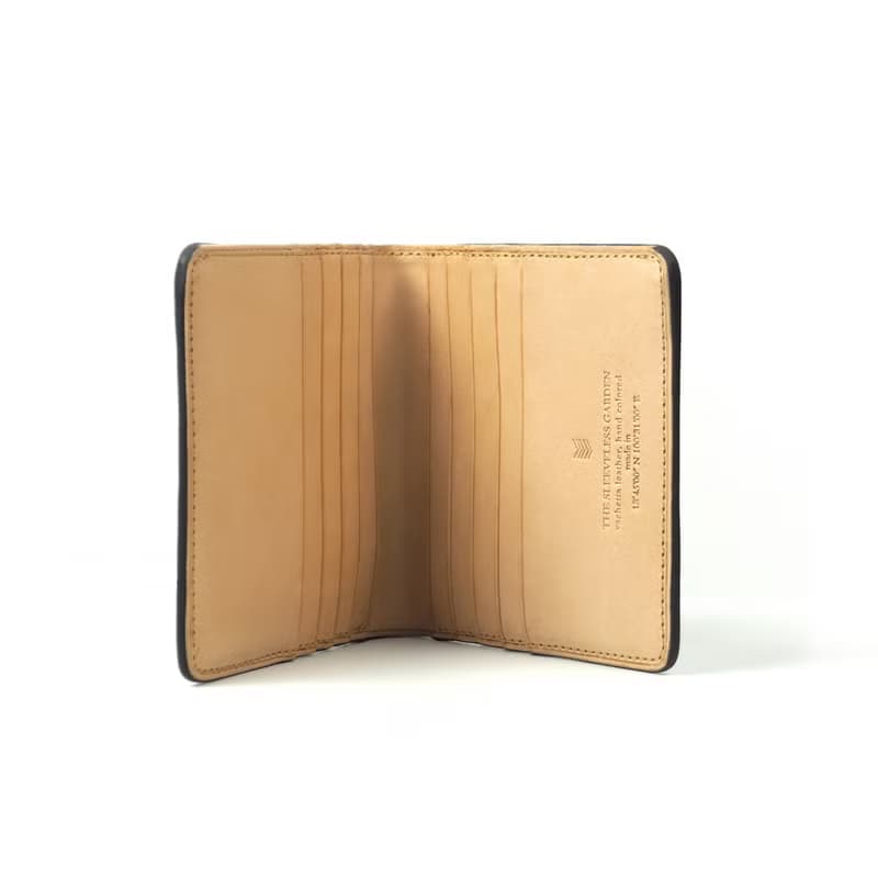 Square bifold wallet /Laterite TAN