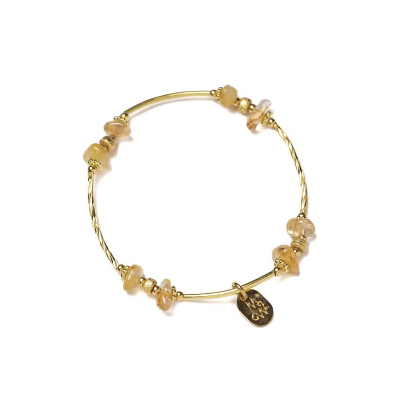 淘金假期 I 鈦晶黃銅手鍊 C1714