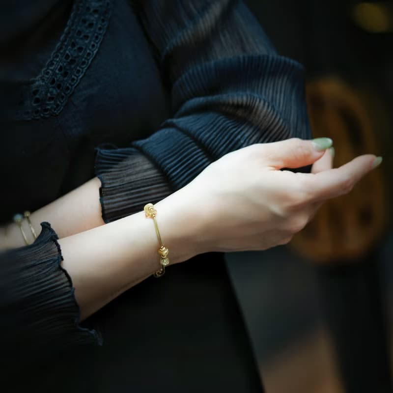 淘金假期 I 鈦晶黃銅手鍊 C1714