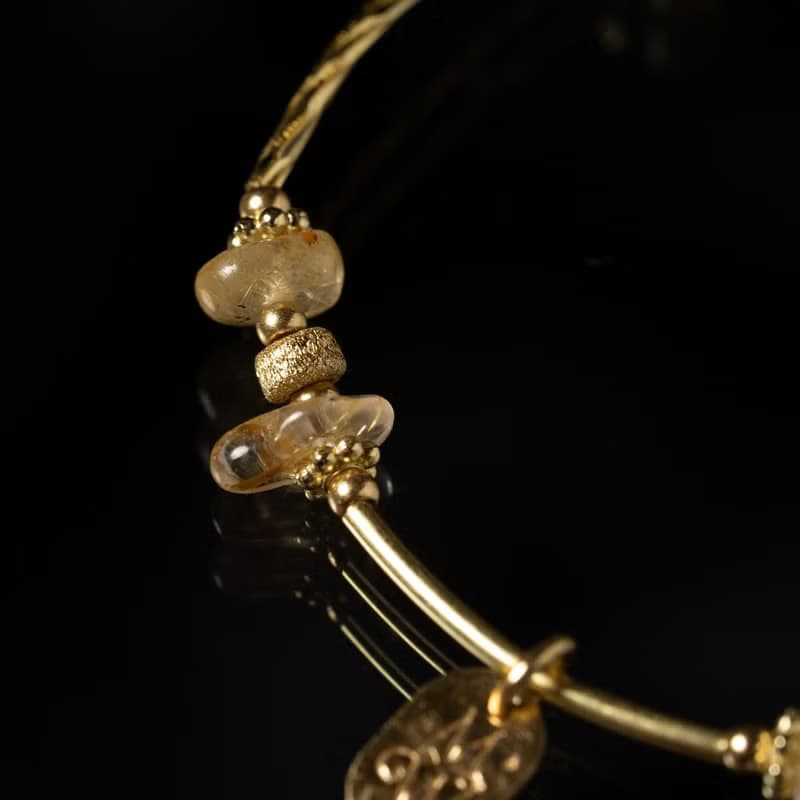 淘金假期 I 鈦晶黃銅手鍊 C1714