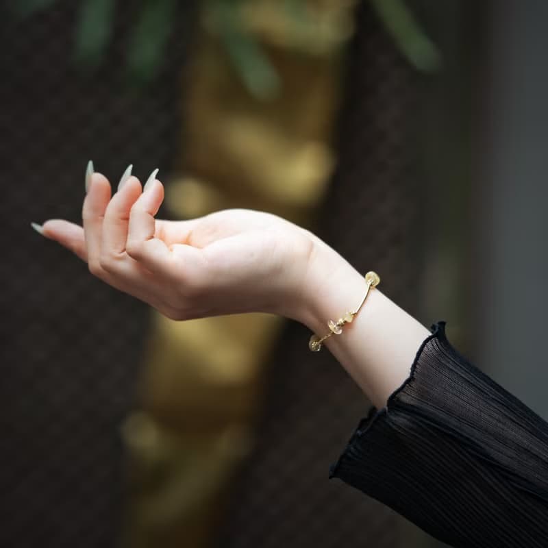 淘金假期 I 鈦晶黃銅手鍊 C1714