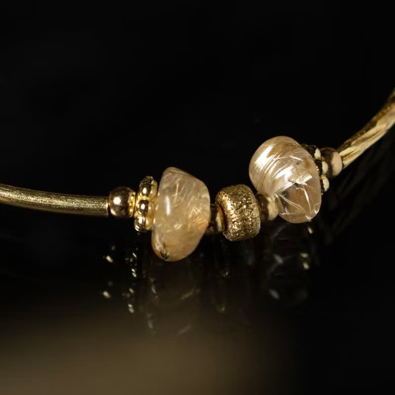 淘金假期 I 鈦晶黃銅手鍊 C1714