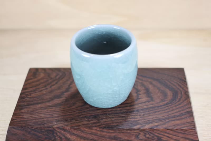 【母親節禮物】140ml 哥窯 冰裂釉 日式手工茶杯 名家葉敏祥手作