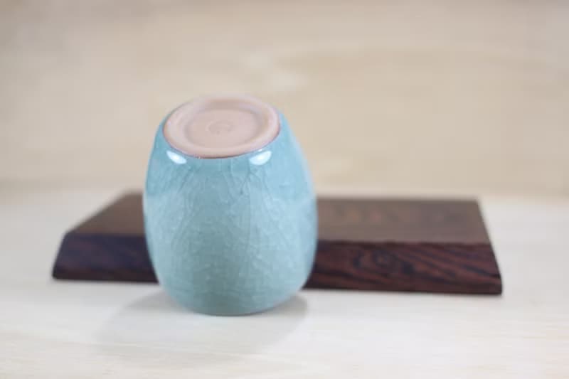 【母親節禮物】140ml 哥窯 冰裂釉 日式手工茶杯 名家葉敏祥手作