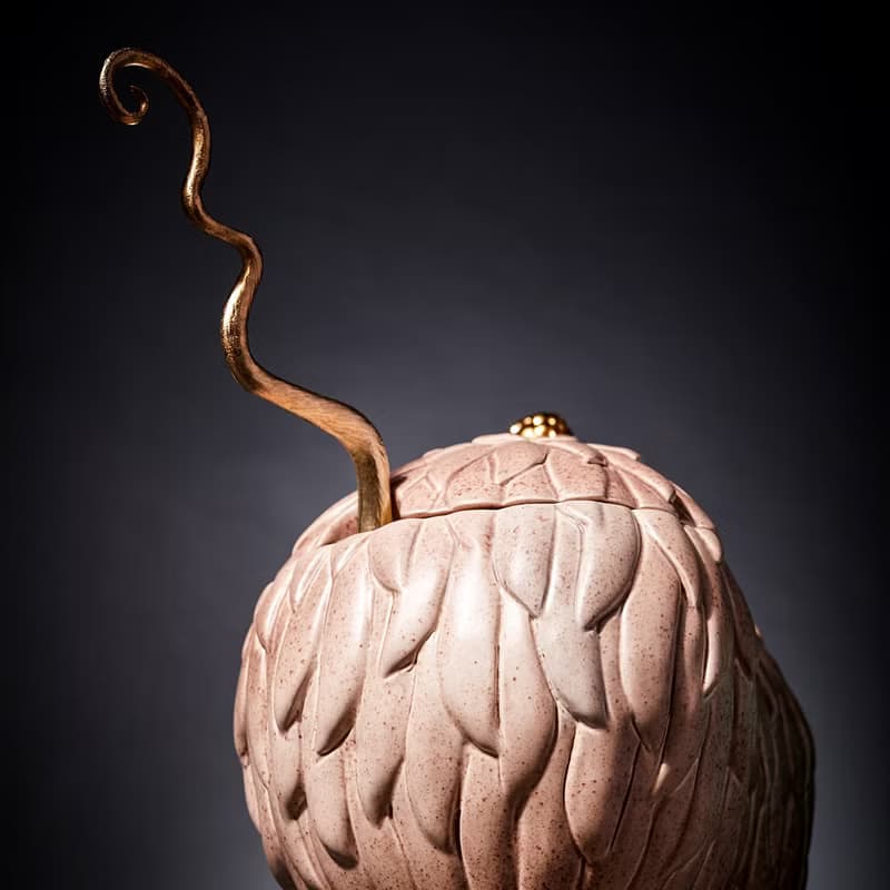 粉珊瑚小怪獸碗【L'Objet】