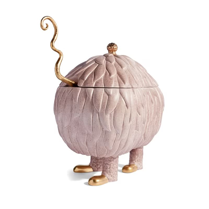 粉珊瑚小怪獸碗【L'Objet】