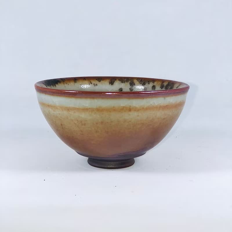手作柴燒 志野茶碗JC065