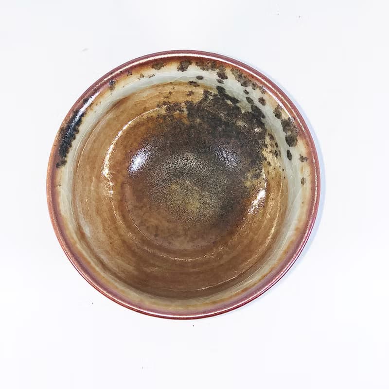 手作柴燒 志野茶碗JC065