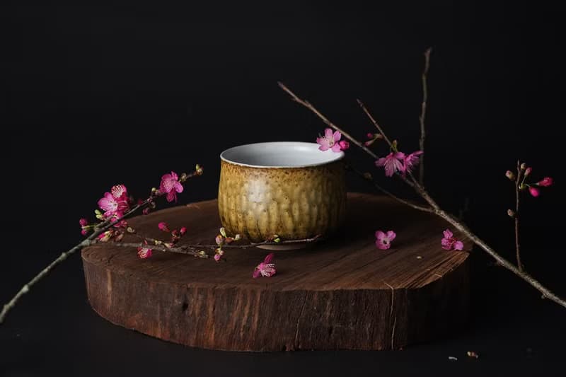 櫻花木灰釉│手作日式茶碗│茶盞│原廠保證快速出貨│畢業禮物