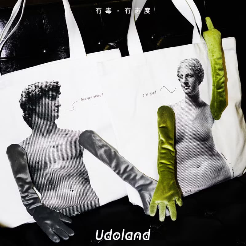 UDOLANDx織布云|原創聯名設計大衛維納斯大托特包