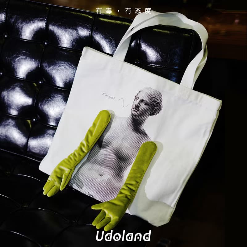 UDOLANDx織布云|原創聯名設計大衛維納斯大托特包