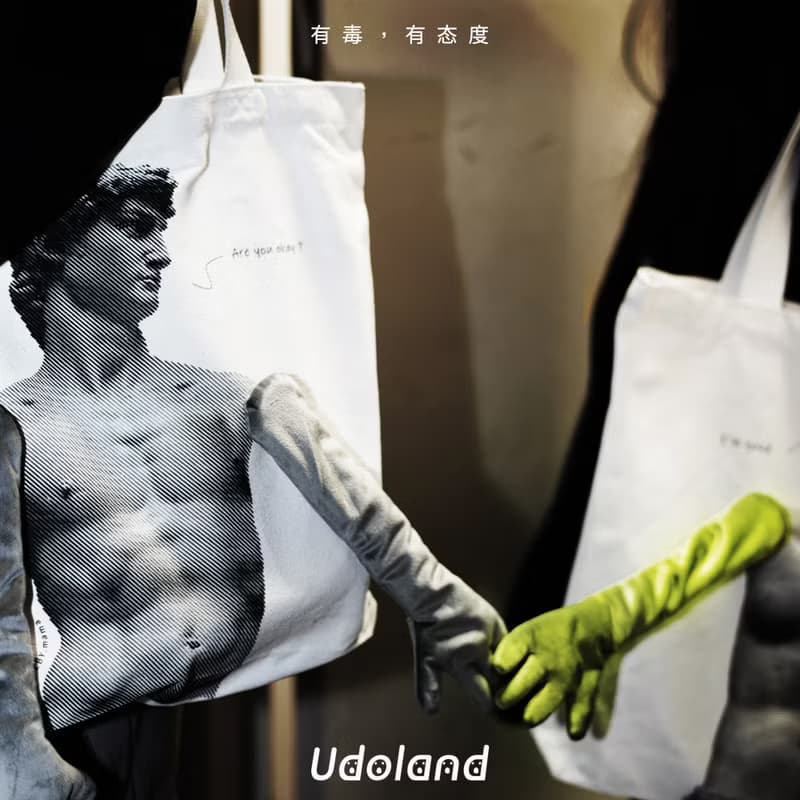 UDOLANDx織布云|原創聯名設計大衛維納斯大托特包